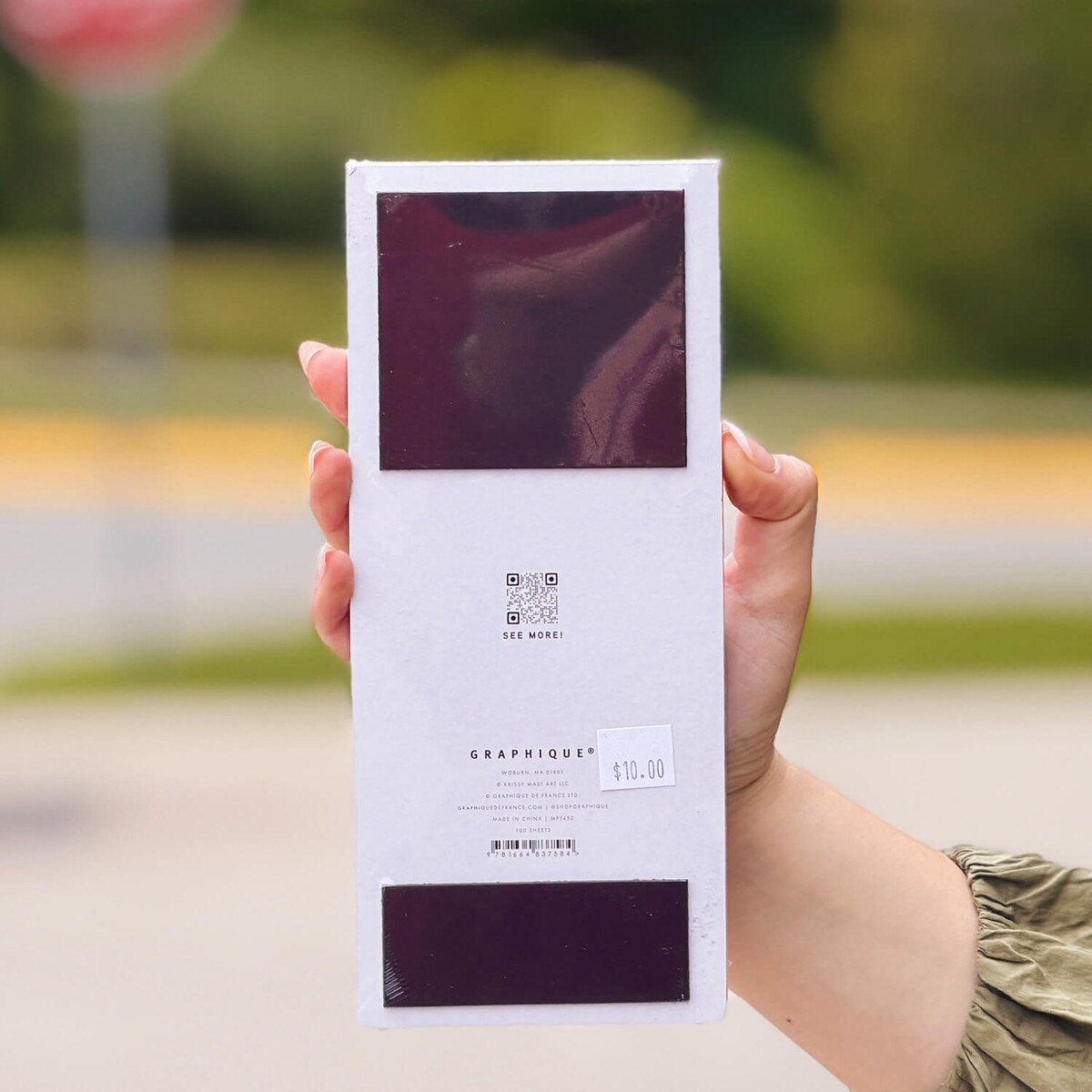 Howdy Cowboy Boots Magnetic Notepad back